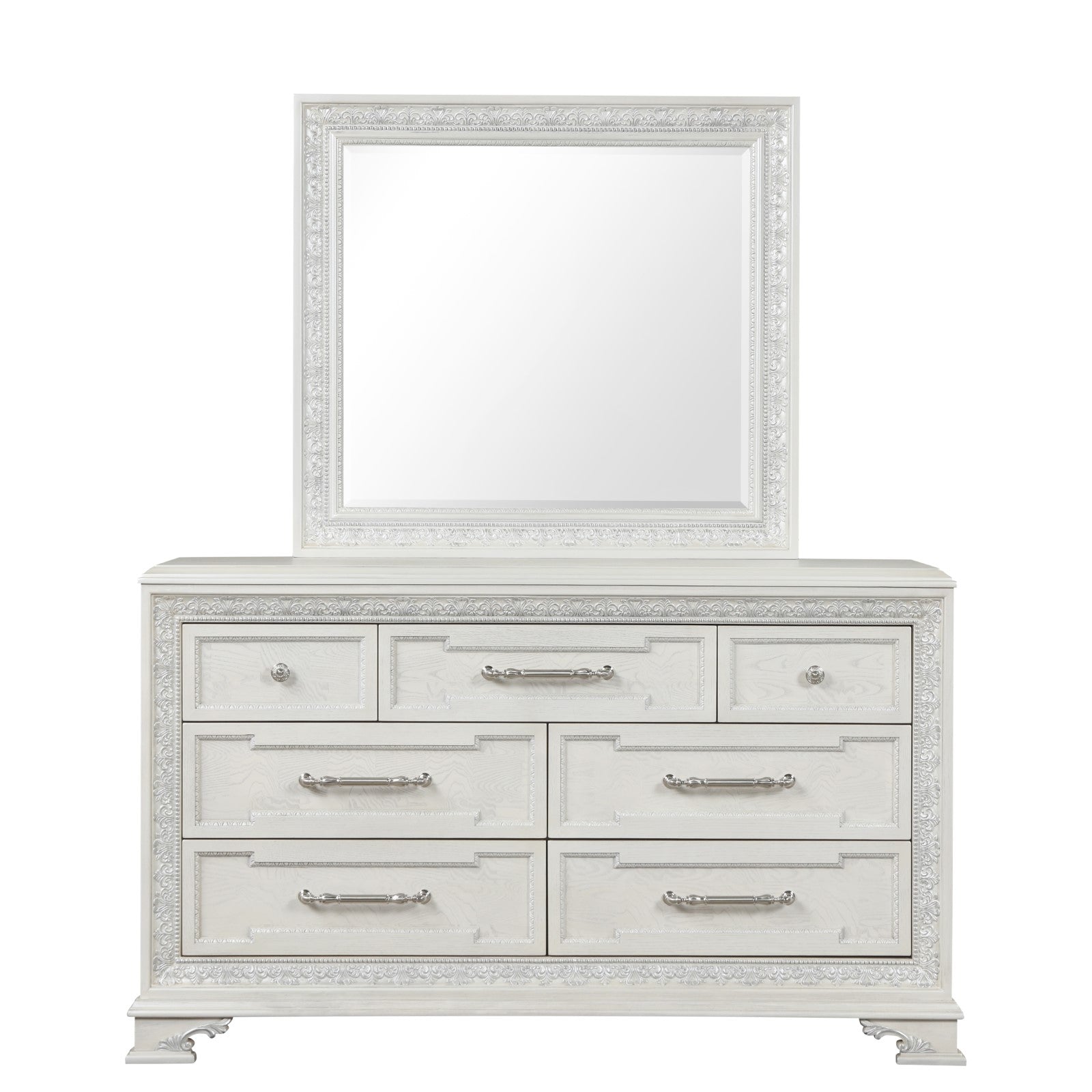 STELLA MIA - Dresser w/Jewelry Box - FM70000WH-D