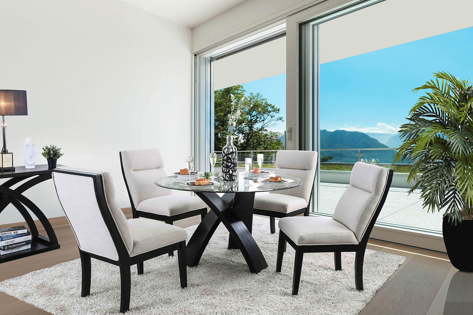 JASMIN - Round Dining Table - CM3393RT-TABLE