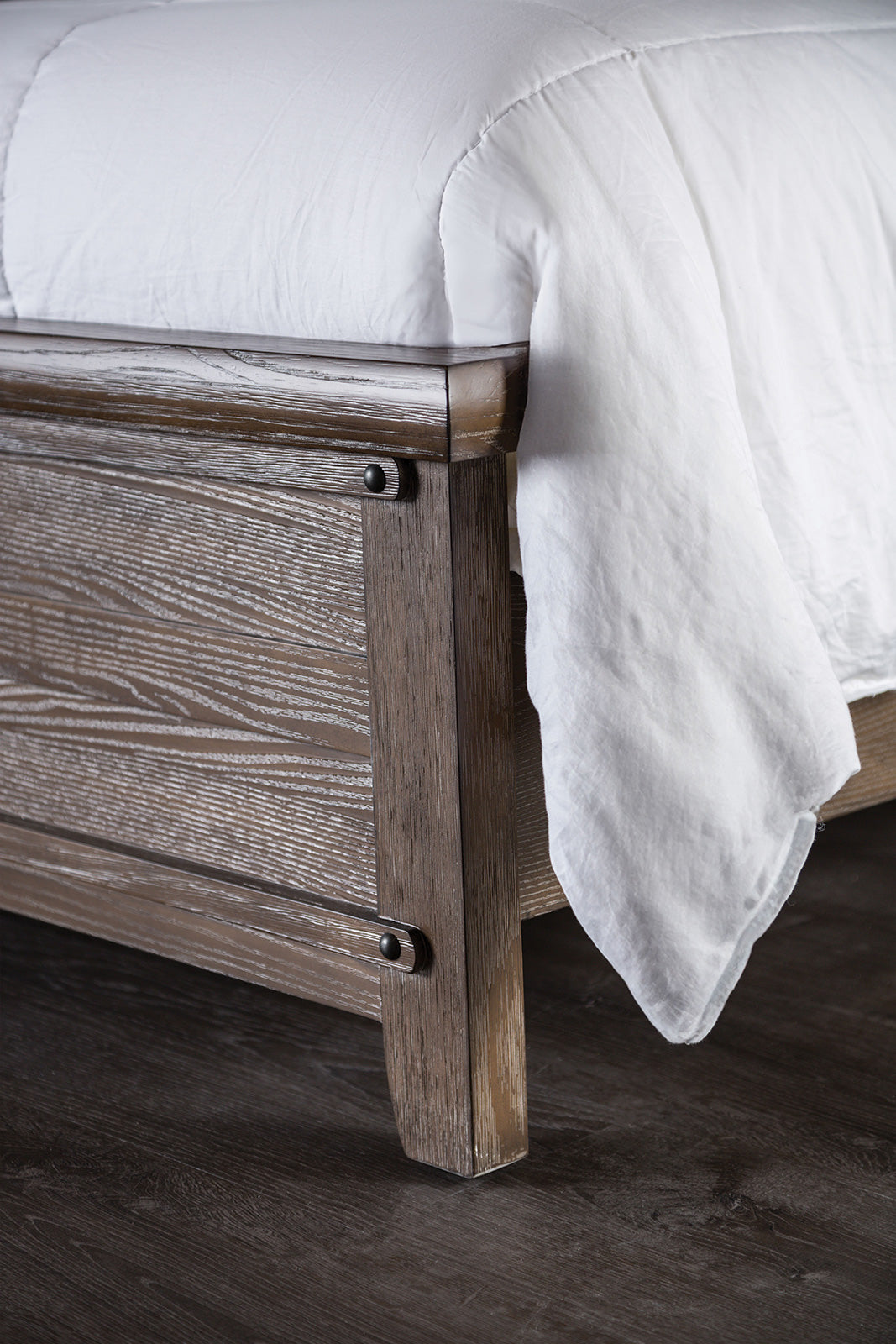 MERTHYR - Queen Bed, Brown - FM7431BR-Q-BED