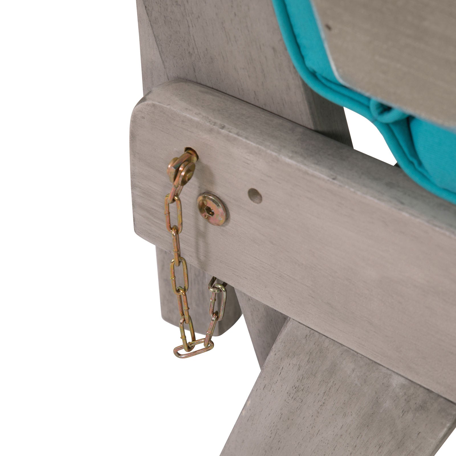 MAUI - Convertible Sofa Daybed, Gray/Turquoise - GM-1015