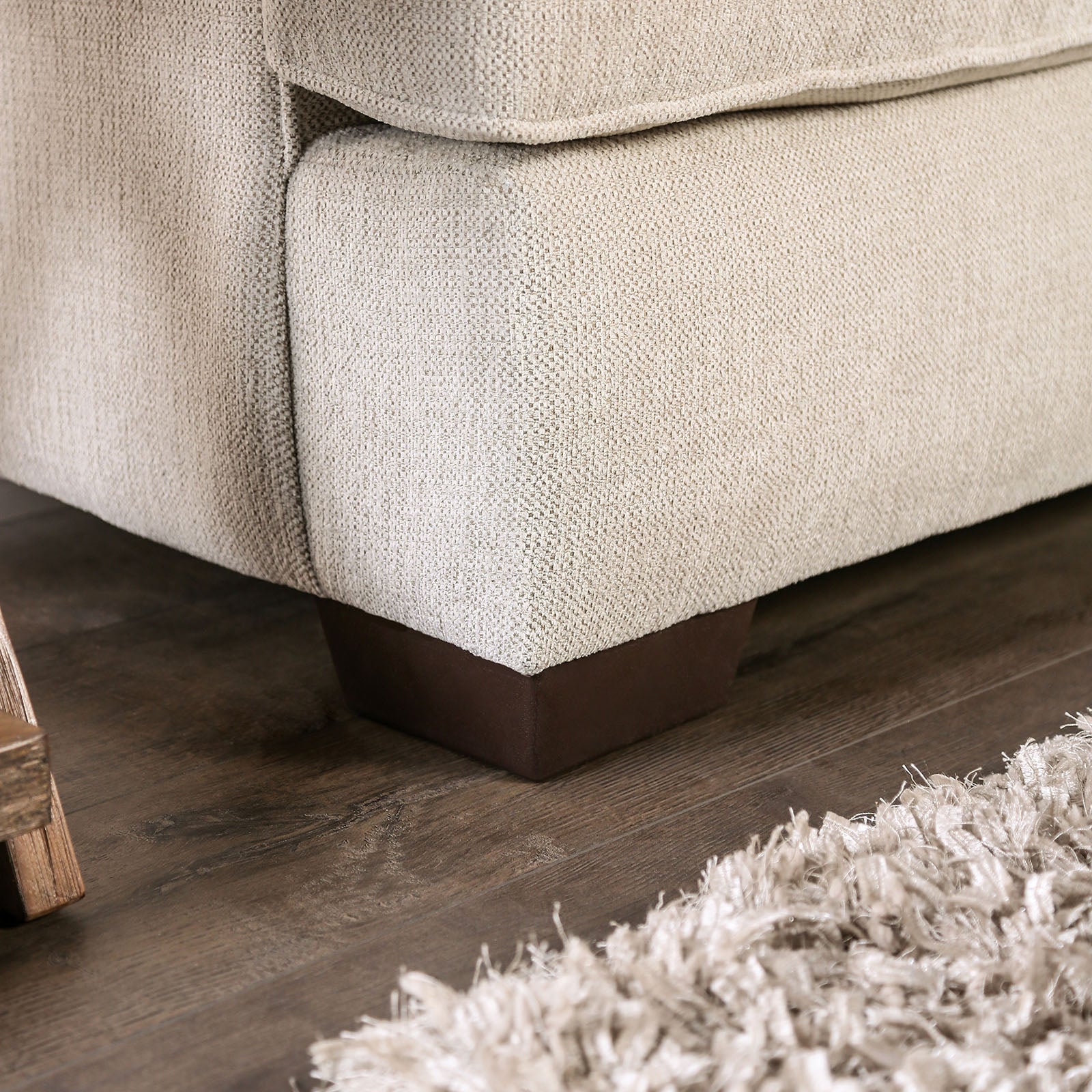 MORNINGTON - Sectional, Ivory/Brown - SM5416-SECT