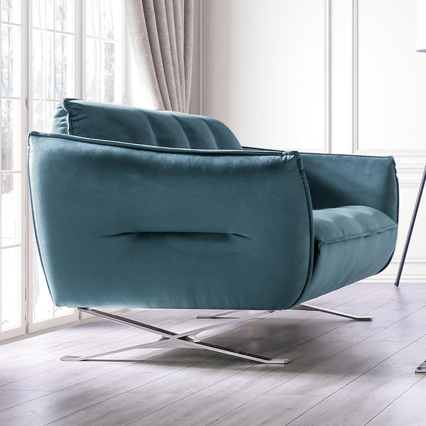 CIVELLUTINO - Loveseat, Teal - FM90004TL-LV-PK