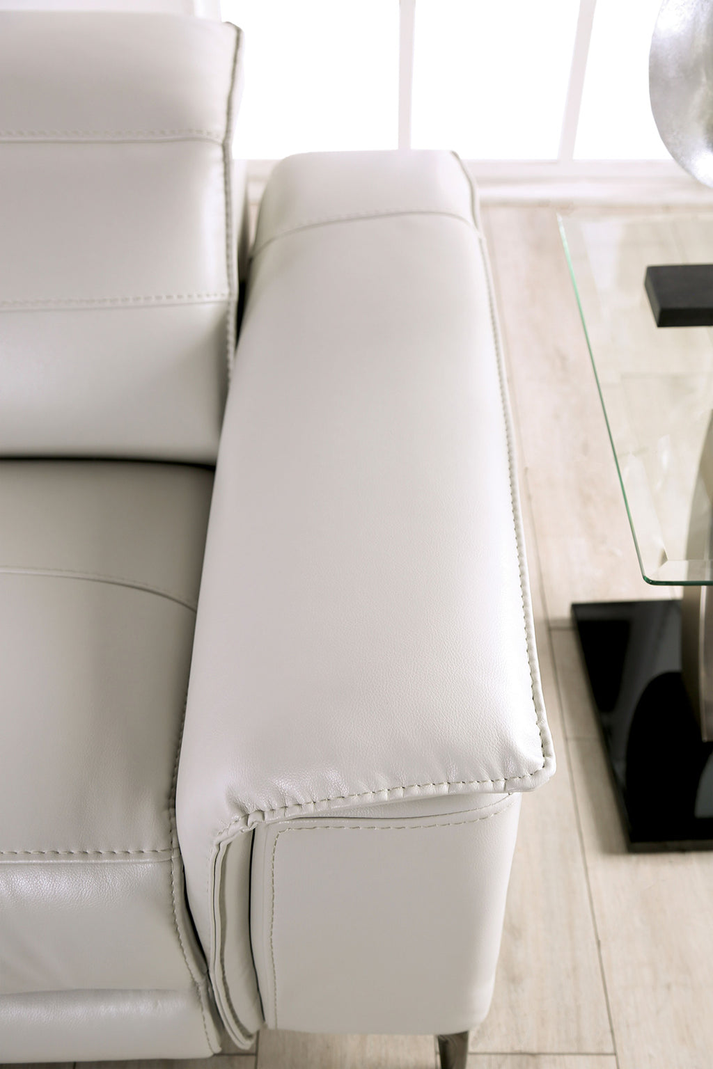ASCONA - Power Sofa + Loveseat - CM9927FG-PM-2PC