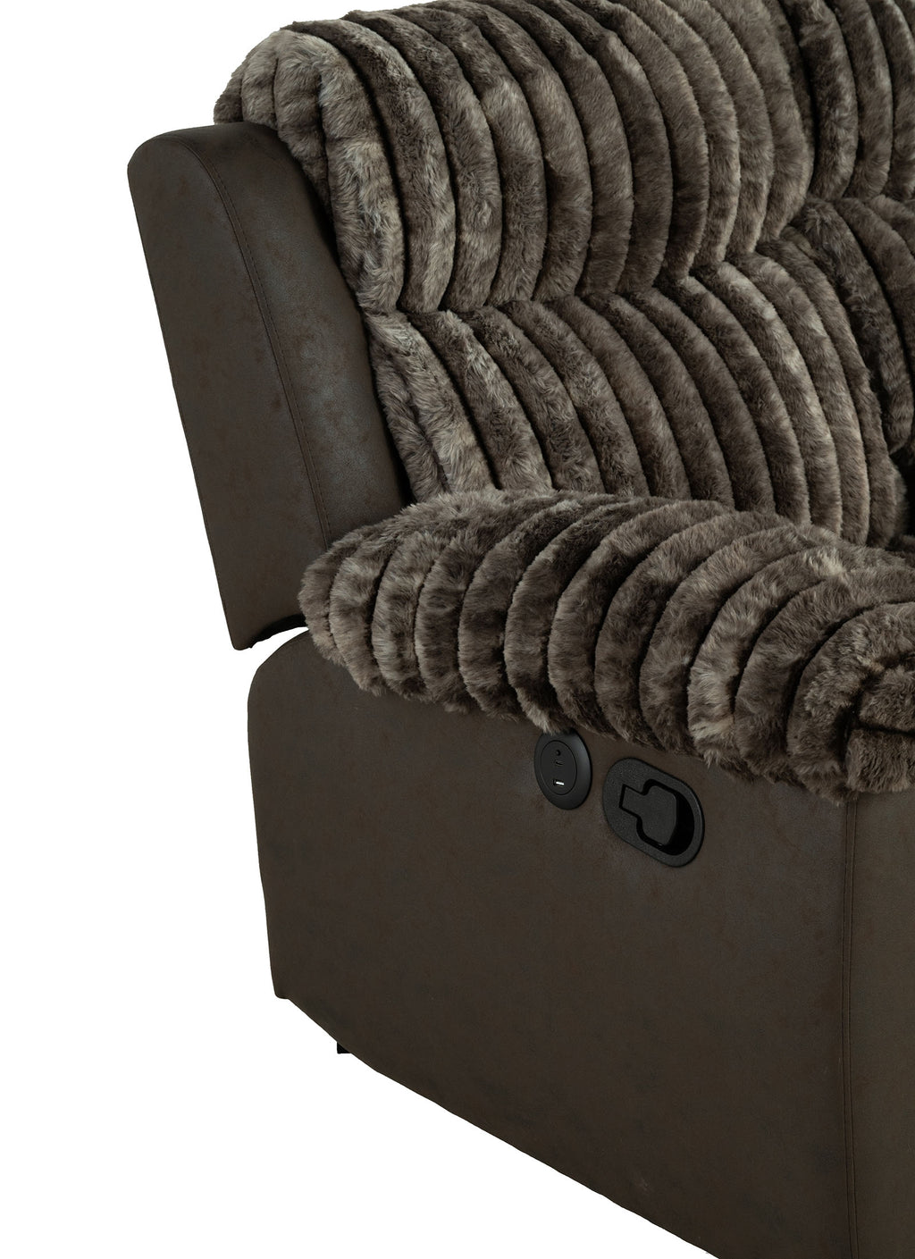 DIONYSUS - Manual Glider Recliner - FM64003BR-CH-M