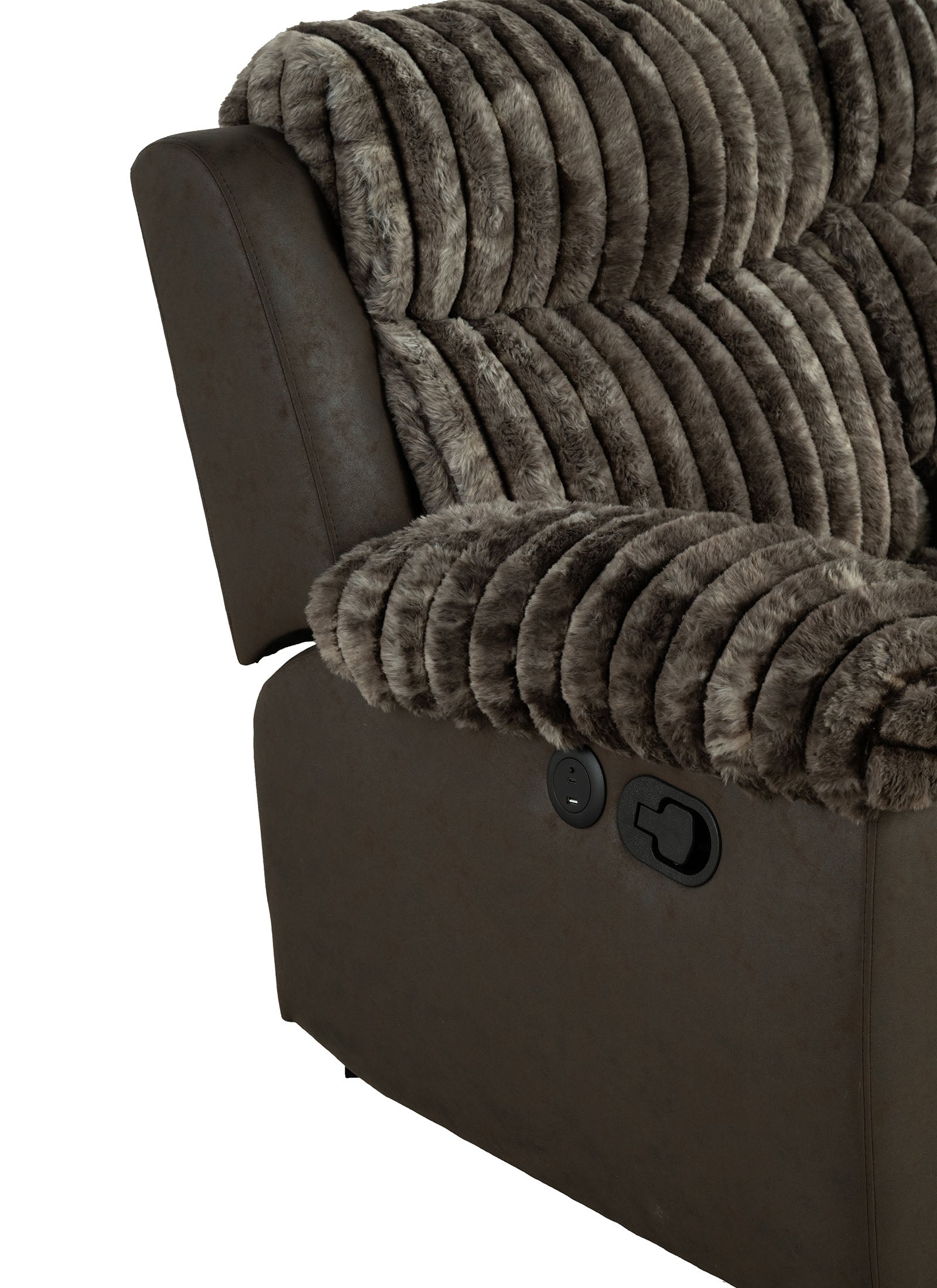 DIONYSUS - Manual Glider Recliner - FM64003BR-CH-M