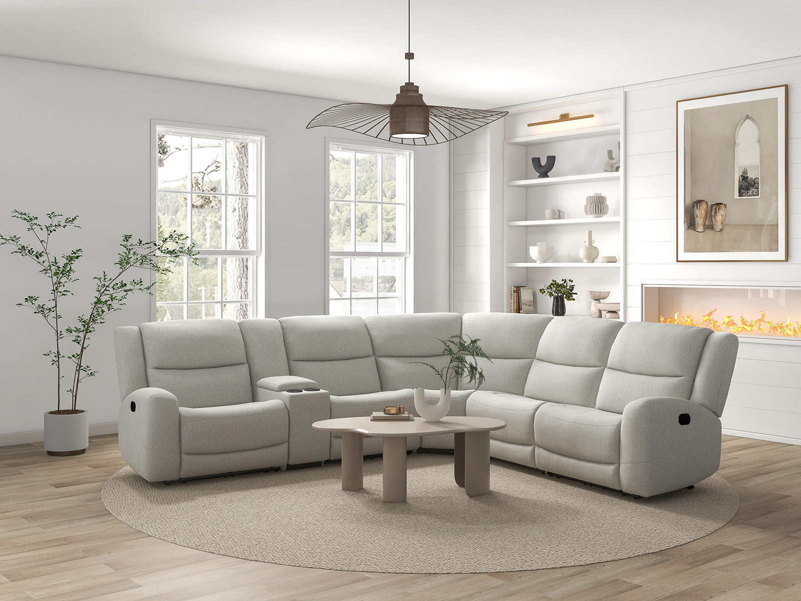 GIRALDUS - Sectional - CM9988BG-M-SECT