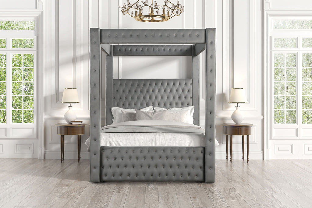 ETHEREA - E.King Bed - CM7482GY-EK-BED