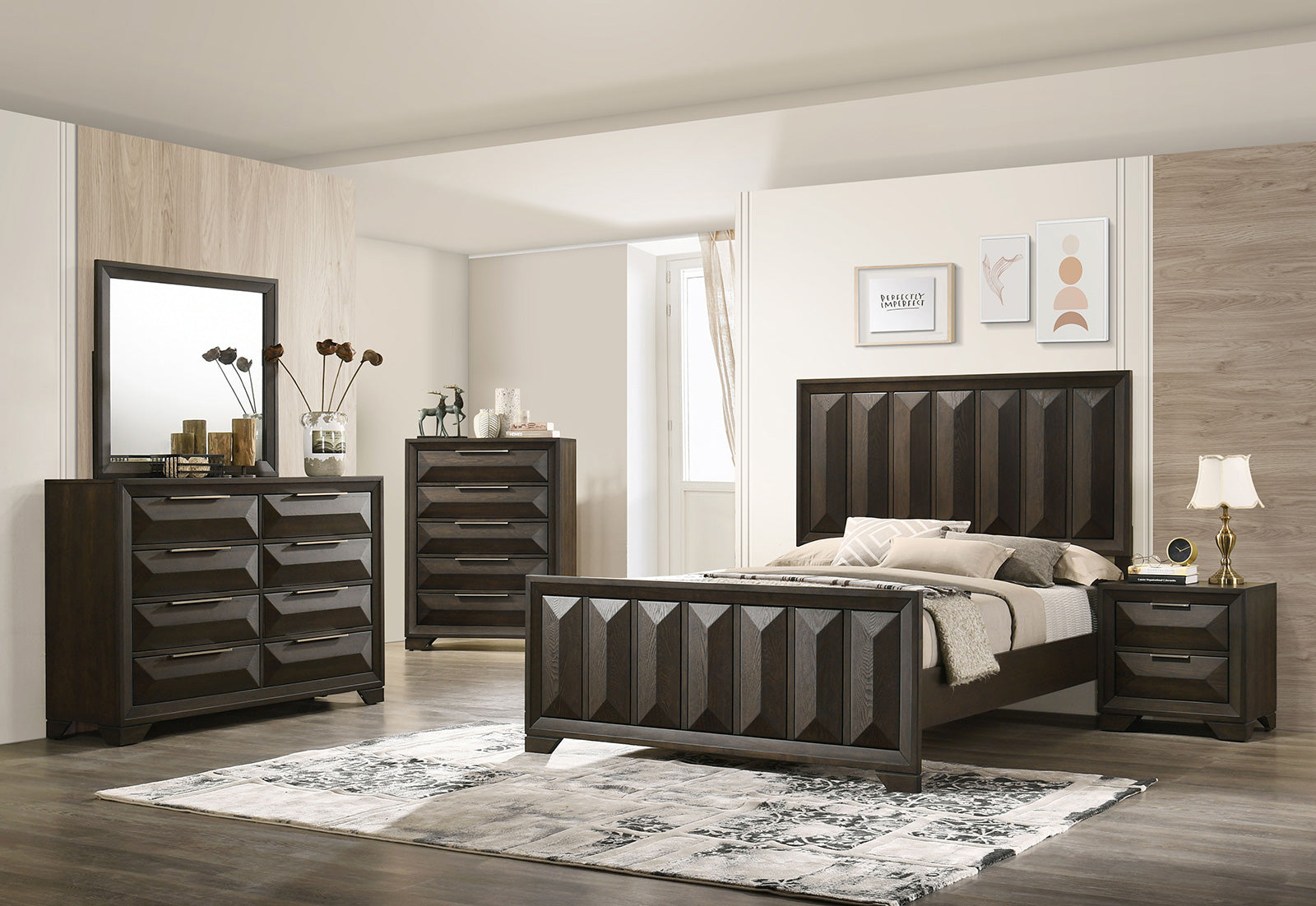 CAISTOR - Dresser, Espresso - FM7233BR-D