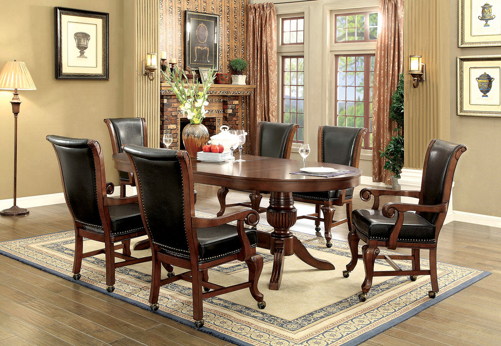 MELINA - 7 Pc. Dining Table Set - CM-GM367CH-T-7PC