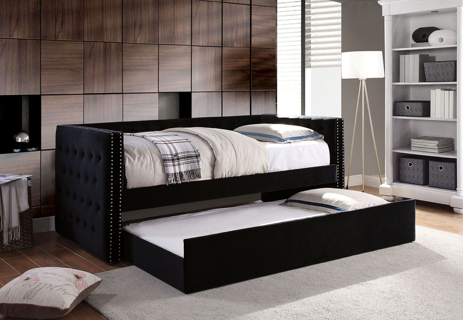 SUSANNA - Daybed w/ Trundle - CM1739BK-BED