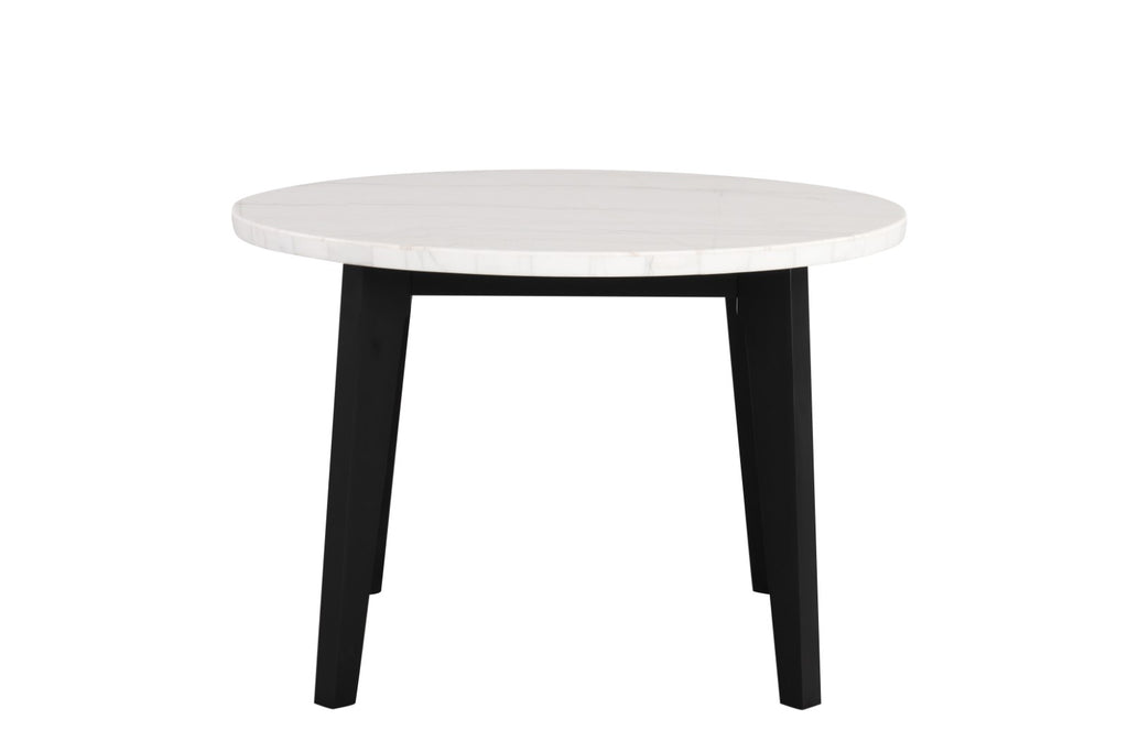 SABRO - Round Dining Table w/ Marble Top - FM3330BK-RT-TABLE