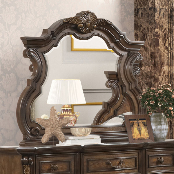 LEOVANNI - Mirror, Dark Brown - FM70003DB-M