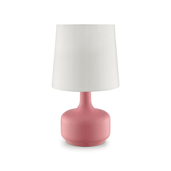 FARAH - 17"H Matte Pink Table Lamp - L9819PK