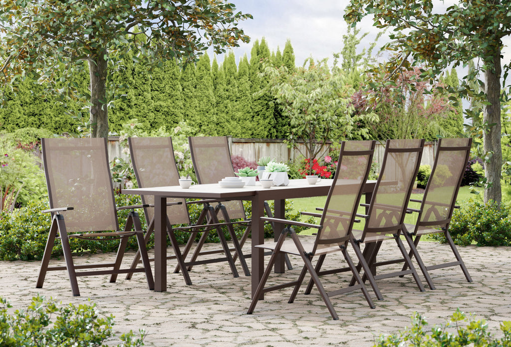 MONZA - 7 Pc. Dining Table Set - GM-2027-7PC