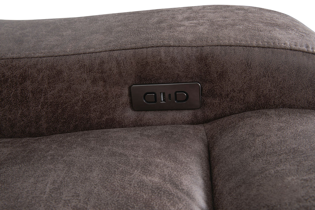 DEMETRIUS - Power Sofa + Loveseat - CM9931BR-PM-2PC