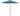LALI - 11' Outdoor Umbrella, Blue + Base - LA-A011BL+BASE