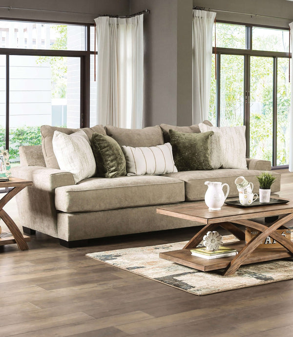NEW MEADOWS - Sofa, Ash Green/Ivory - SM1213-SF