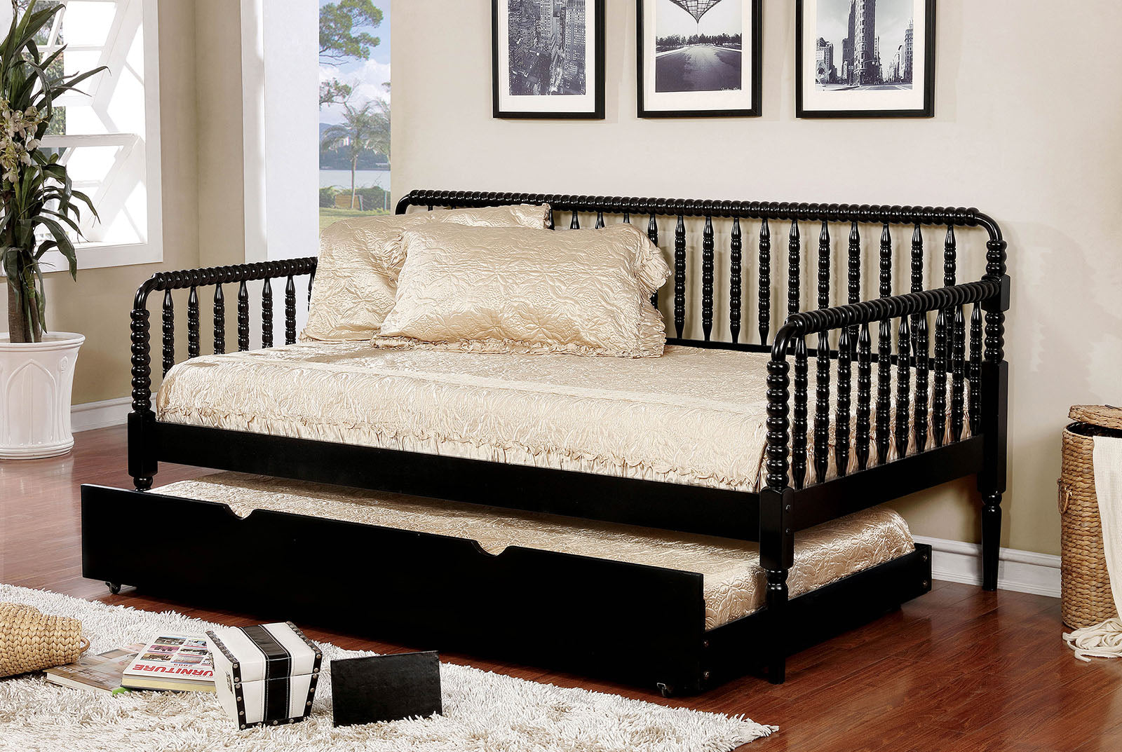 LINDA - Twin Daybed - CM1741BK-BED