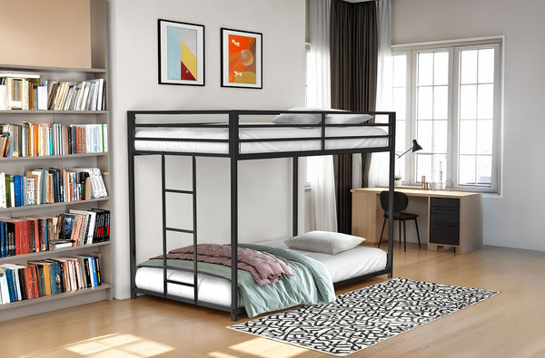 ROTHWELL - Twin/Twin Metal Bunk Bed - FM-BK1200BK-TT