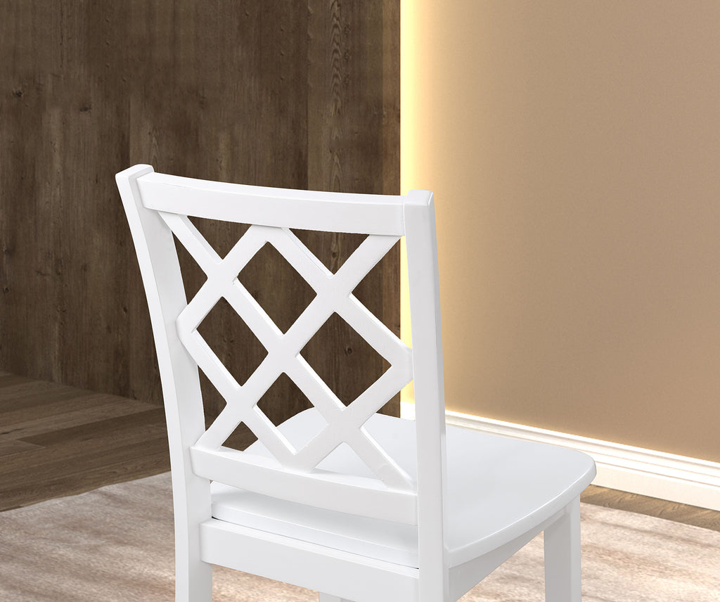 YAMHILL - 5 Pc. Dining Table Set - FM3424WH-T-5PK