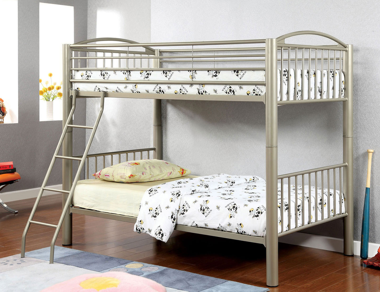 LOVIA - Twin/Twin Bunk Bed - CM-BK1037T