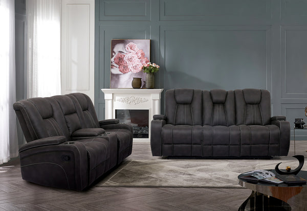 AMIRAH - Sofa + Glider Loveseat - CM9903-2PC