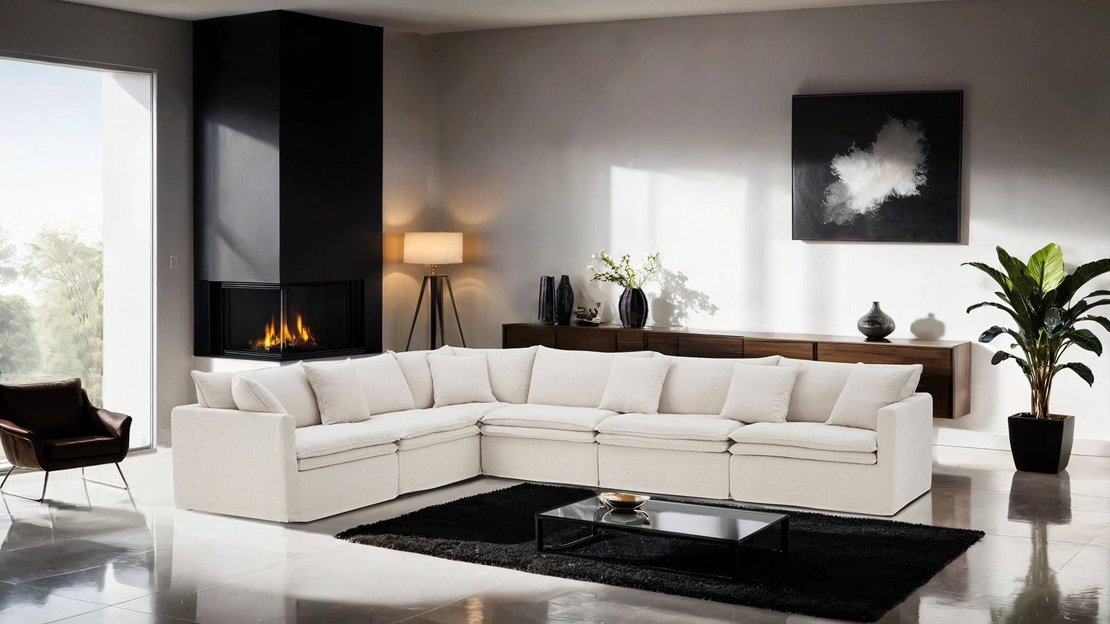 CRAYFORD - L-Sectional - FM63010TP-SECT