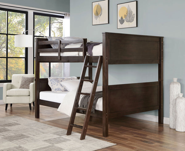 STAMOS - Full/Full Bunk Bed - CM-BK658WN-FF-BED