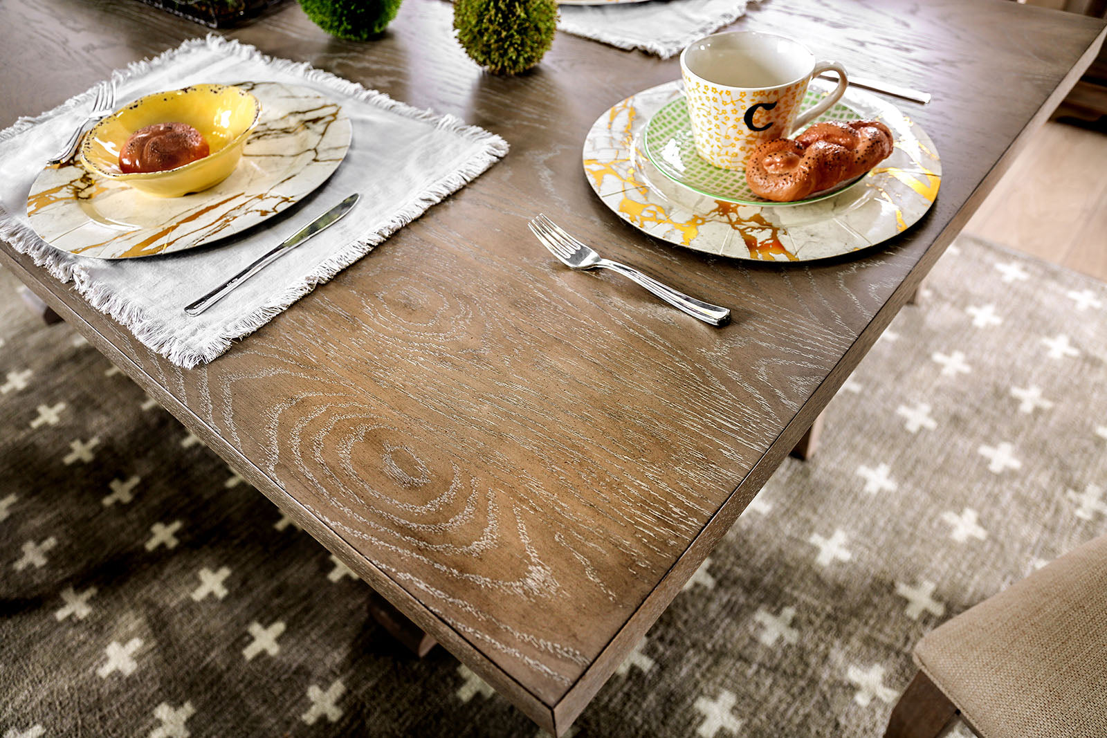 PATIENCE - 9 Pc. Dining Table Set - CM3577T-9PC