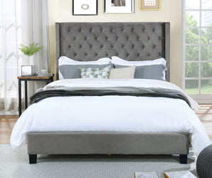 RYLEIGH - Queen Bed, Gray