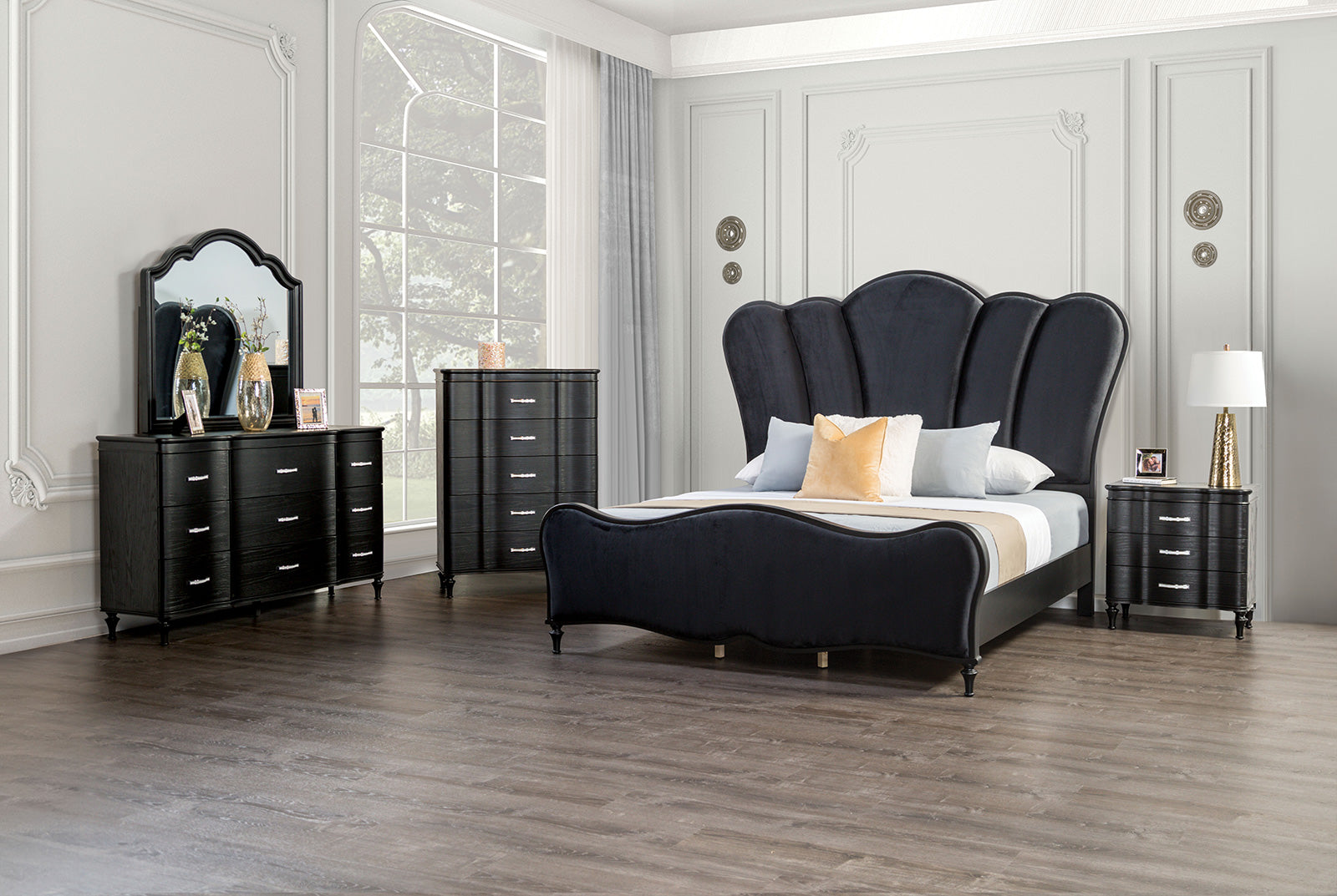 ELEANORA - Mirror, Black - FM7416BK-M