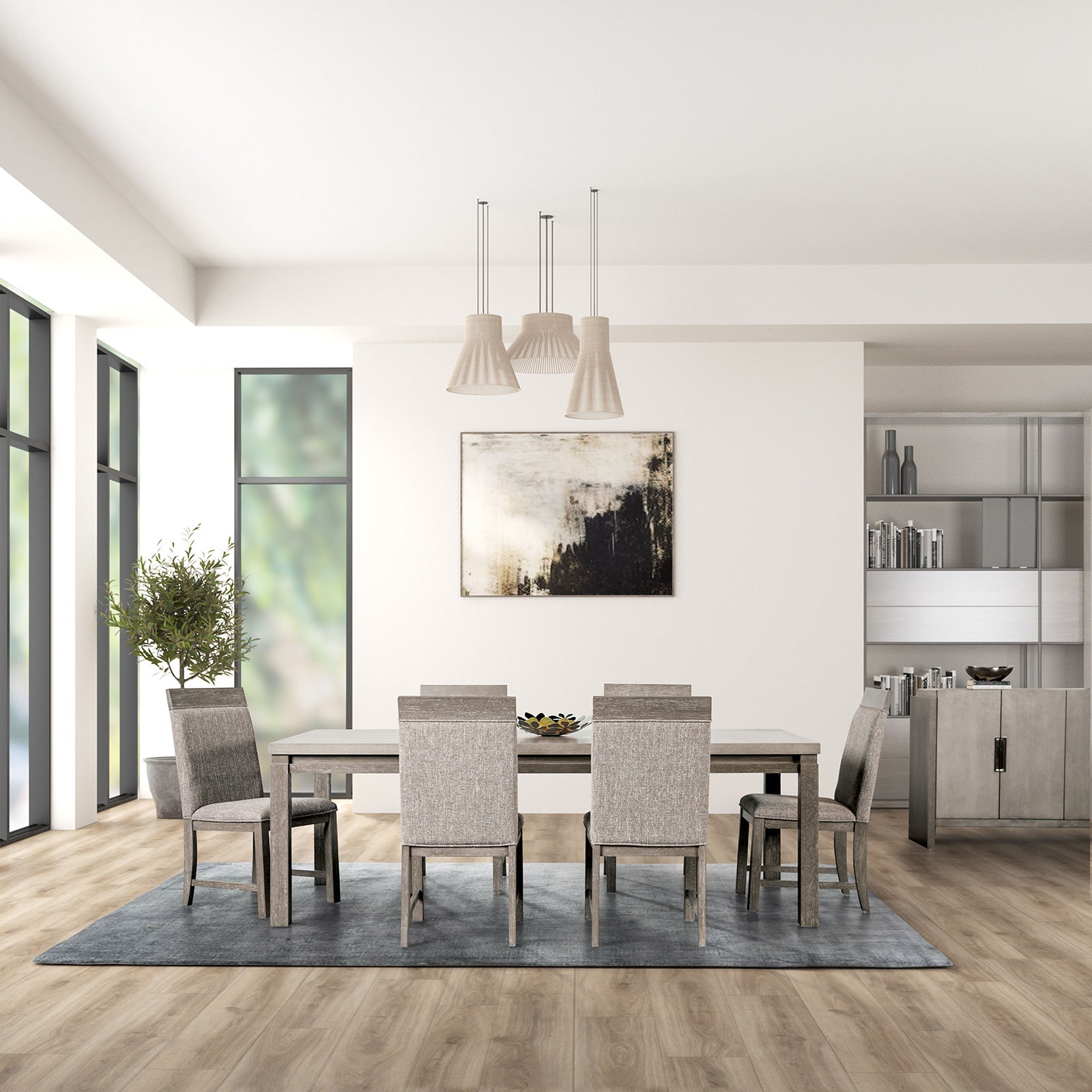 GRISTALT - Dining Table - FM3597GY-T