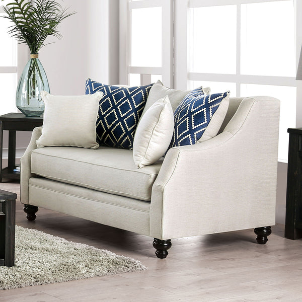 NEFYN - Loveseat, Ivory - SM2669-LV