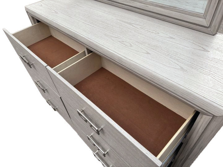 BASILONE - Dresser, Rustic White - FM7440WH-D