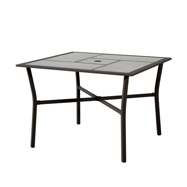 SINTRA - Patio Dining Table, Black/Gray - GM-2012