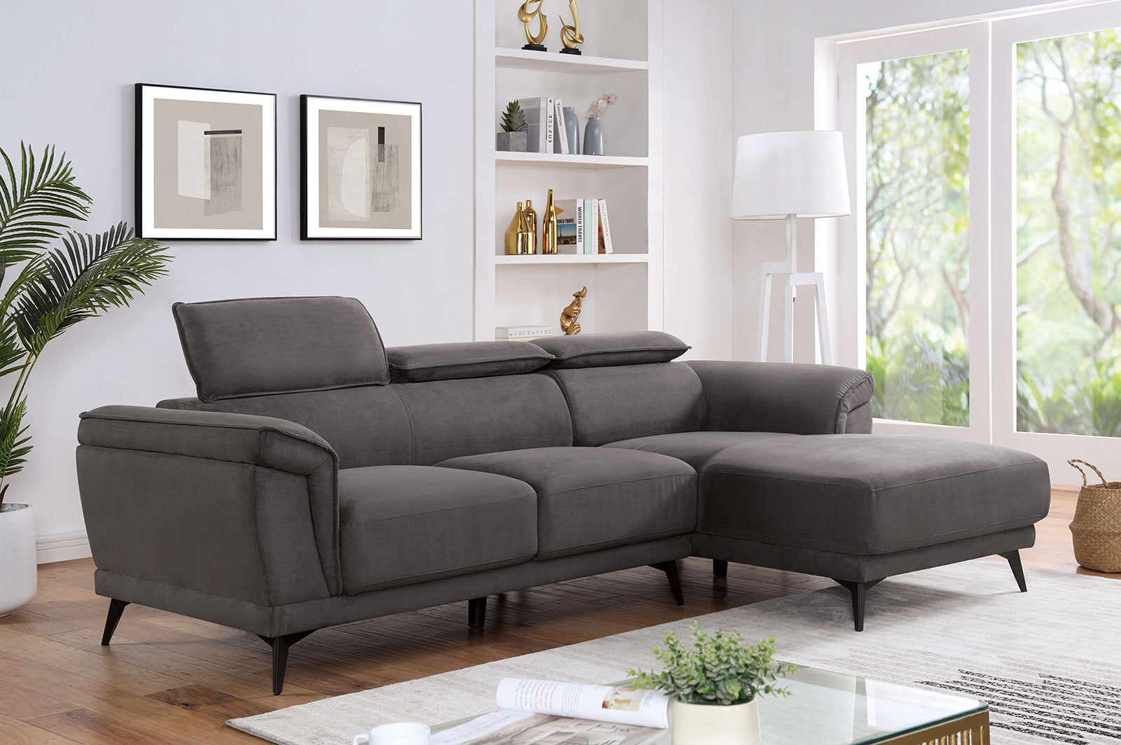 NAPANEE - Armless Chair - CM6254GY-AC