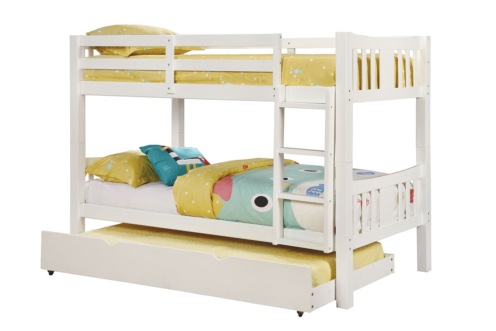 CAMERON - Twin/Twin Bunk Bed - CM-BK929WH-BED-VN
