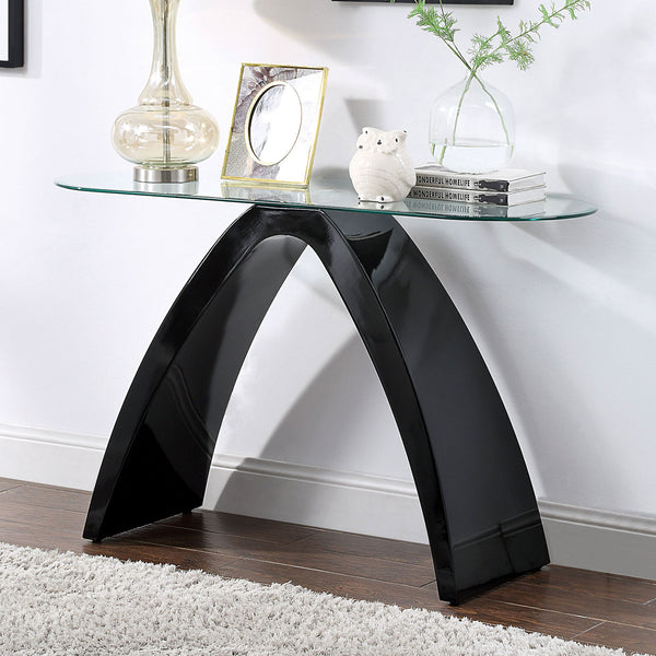 NAHARA - Sofa Table, Black - FOA4042BK-S-TABLE