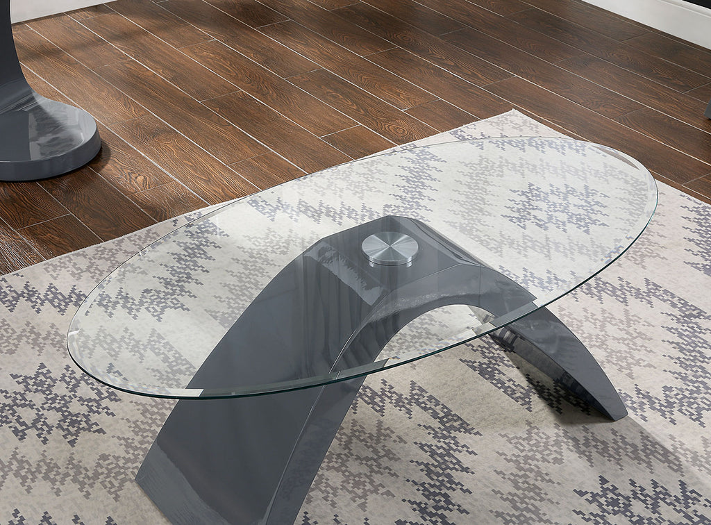 NAHARA - Coffee Table, Gray - FOA4042GY-C-TABLE