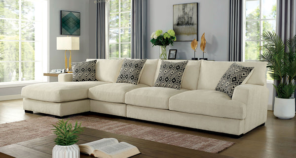 KAYLEE - Large L-Shaped Sectional - CM6587BG-SECT-LL