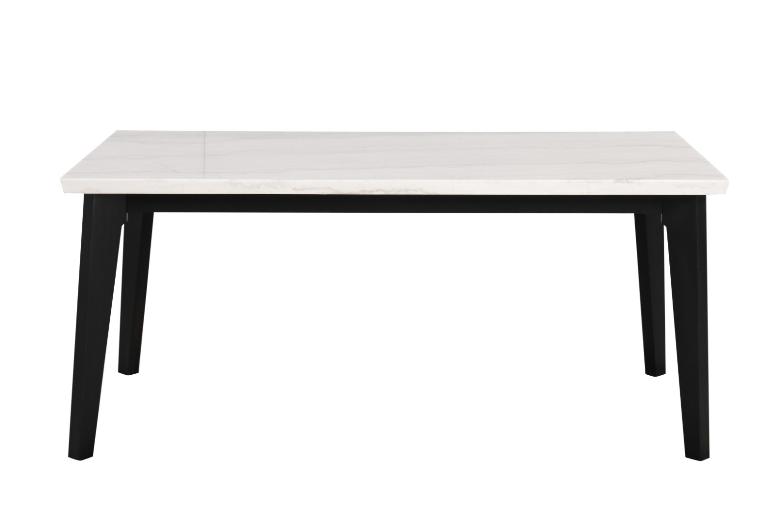 SABRO - Rect Dining Table w/ Marble Top - FM3330BK-T-TABLE