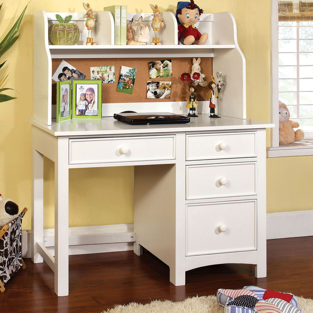 CAREN - 4 Pc. Twin Bedroom Set - CM7902WH-T-4PC