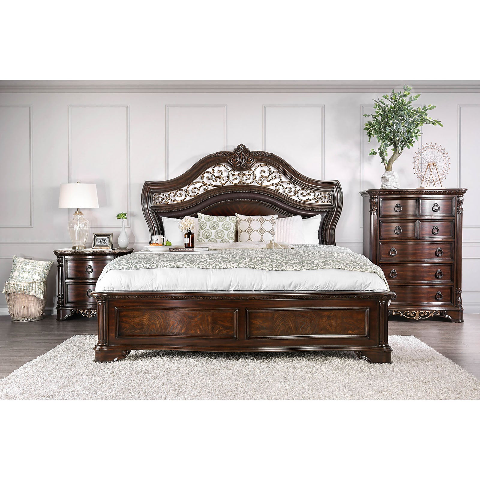 MENODORA - 4 Pc. Queen Bedroom Set - CM7311Q-4PC
