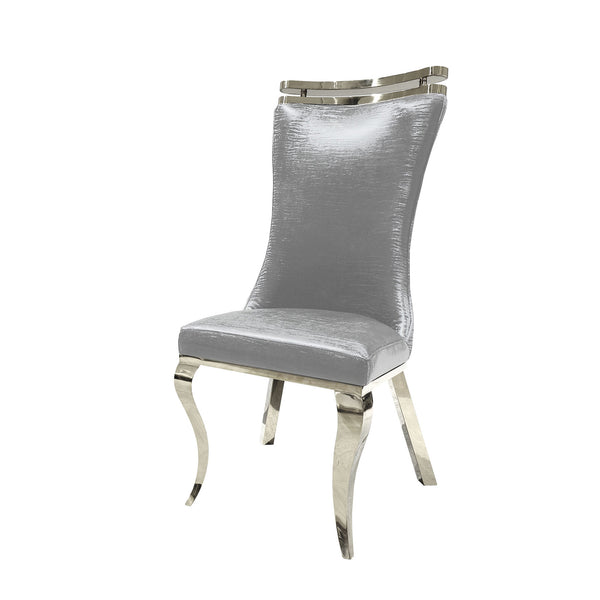 PALAZZO - Silver Chair (2/CTN) - FM33010SV-SC-2PK