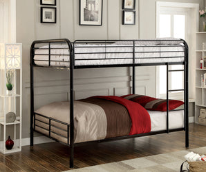 BROCKET - Metal Full/Full Bunk Bed - CM-BK1035F-BK-BED