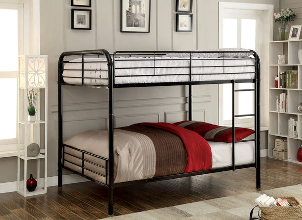 BROCKET - Metal Full/Full Bunk Bed - CM-BK1035F-BK-BED