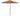 LALI - 11' Outdoor Umbrella, Red + Base - LA-A011RD+BASE