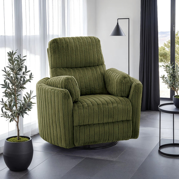 BELPER - Power Glider Recliner w/ Swivel - FM-AC8018GR-PM