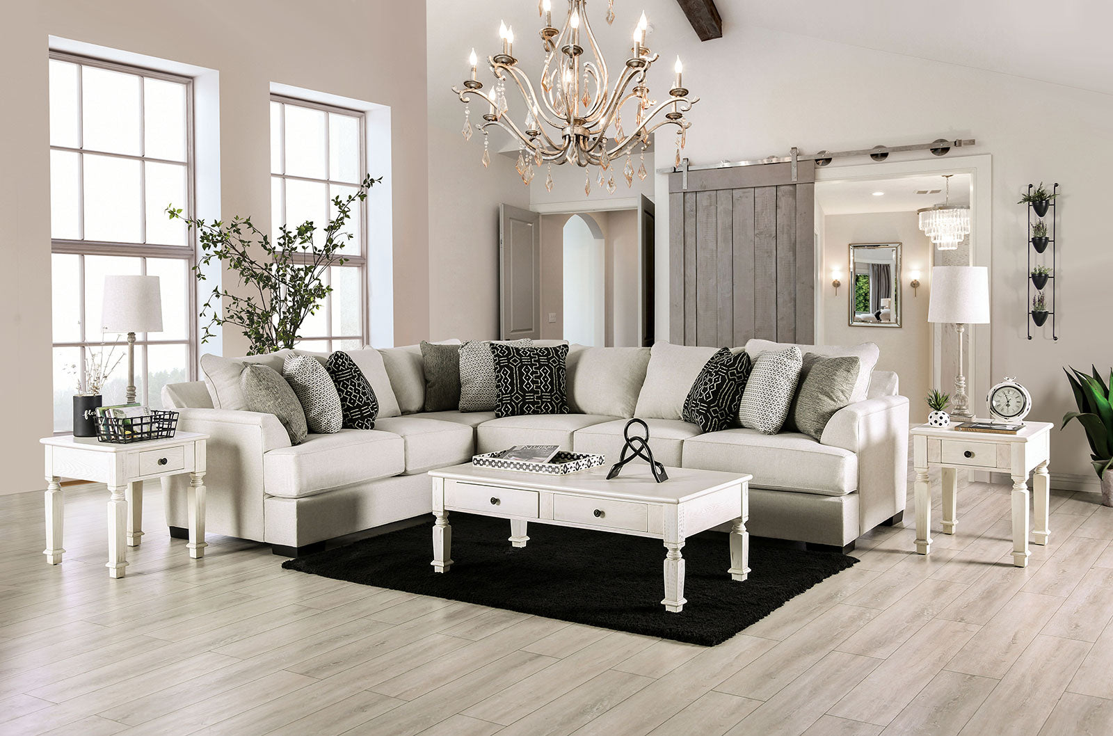 GUNNERSBURY - Sectional, Beige - SM1119-SECT