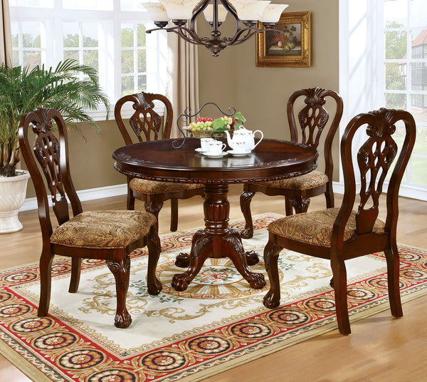 ELANA - 5 Pc. Round Dining Table Set - CM3212RT-5PC